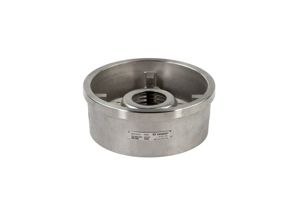 Ридан NVD-812R 082X8541R — Клапан обратный межфланцевый пружинный тарельчатый, PN40, DN200, AISI 316