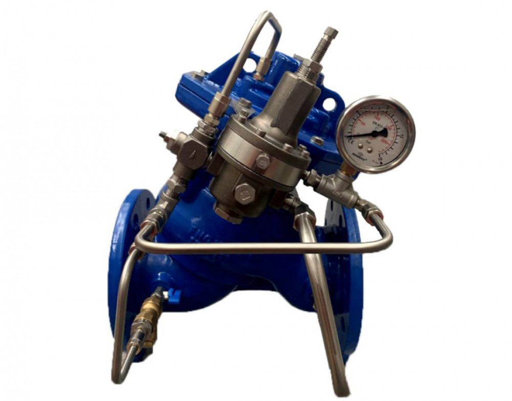 Ридан C301-R 082X6143R — Регулятор давления «до себя» в сборе DN100, PN16 (диапазон настройки: 0,5...8 бар)