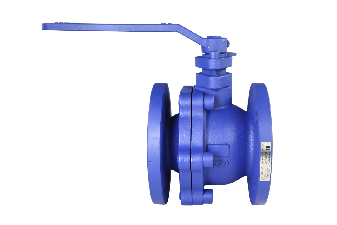 Ридан 082X4807R — Кран шаровой чугунный полнопроходный КШЧ PN16 DN80 с рукояткой