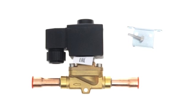 Ридан EVR 10 032L1291R — Клапан электромагнитный переменного тока НО, DN12, присоединительные патрубки 1/2&quot;, под пайку ODF