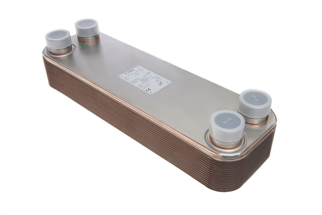 Одноходовые паяные пластинчатые теплообменники