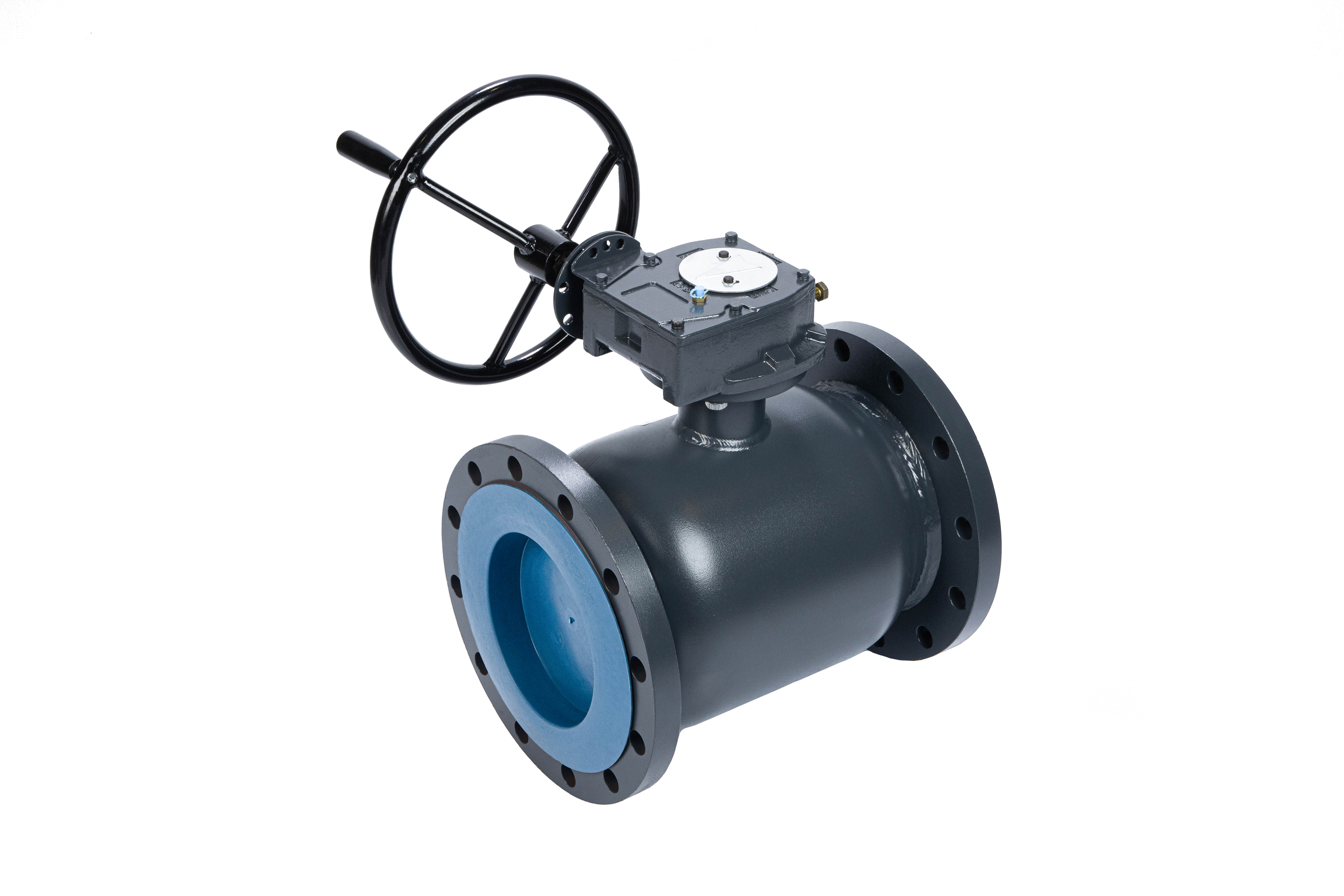 Ридан RJIP Premium 065N0381GR — Кран шаровой FF DN500 PN25 WG (фланцевый, с редуктором, стандартный проход)