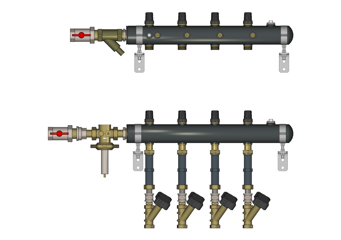 Ридан TDU.5R 162L2029R — Узел распределительный этажный DN50-3L-32-APT25-MNT15