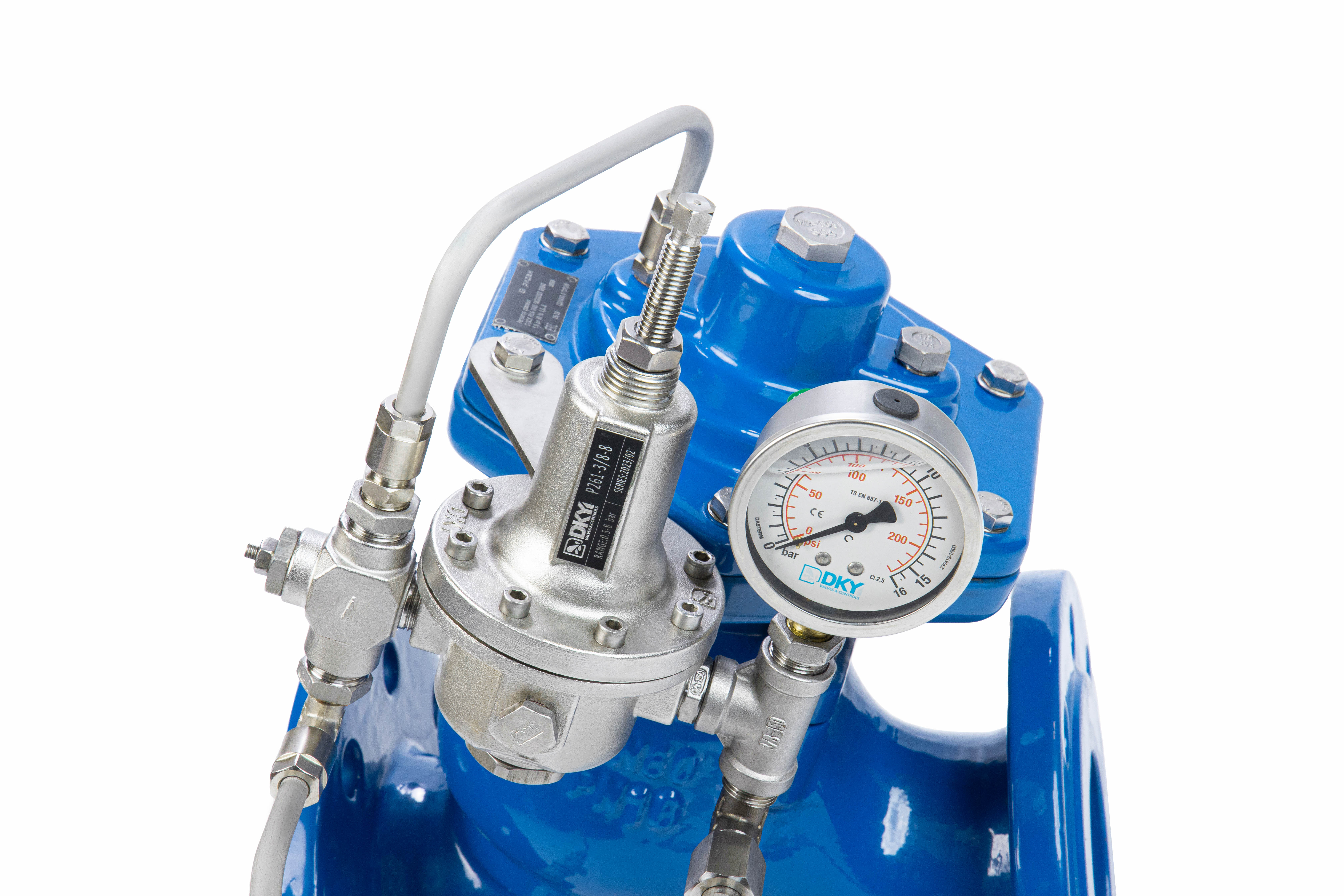 Ридан C101-R 082X6100RL2 — Регулятор давления «после себя» в сборе DN50, PN16 (диапазон настройки: 2...16 бар, L=230 мм)