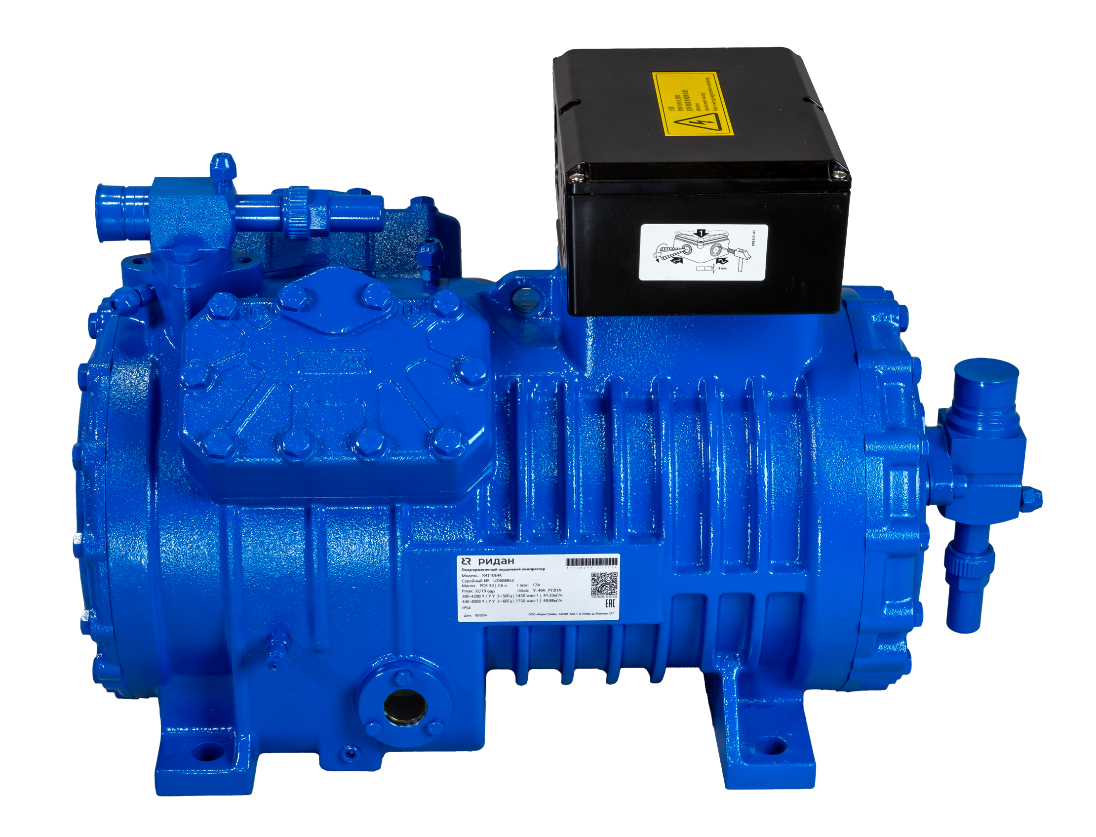 Ридан 171R4427 — Полугерметичный поршневой компрессор R4P11E4K