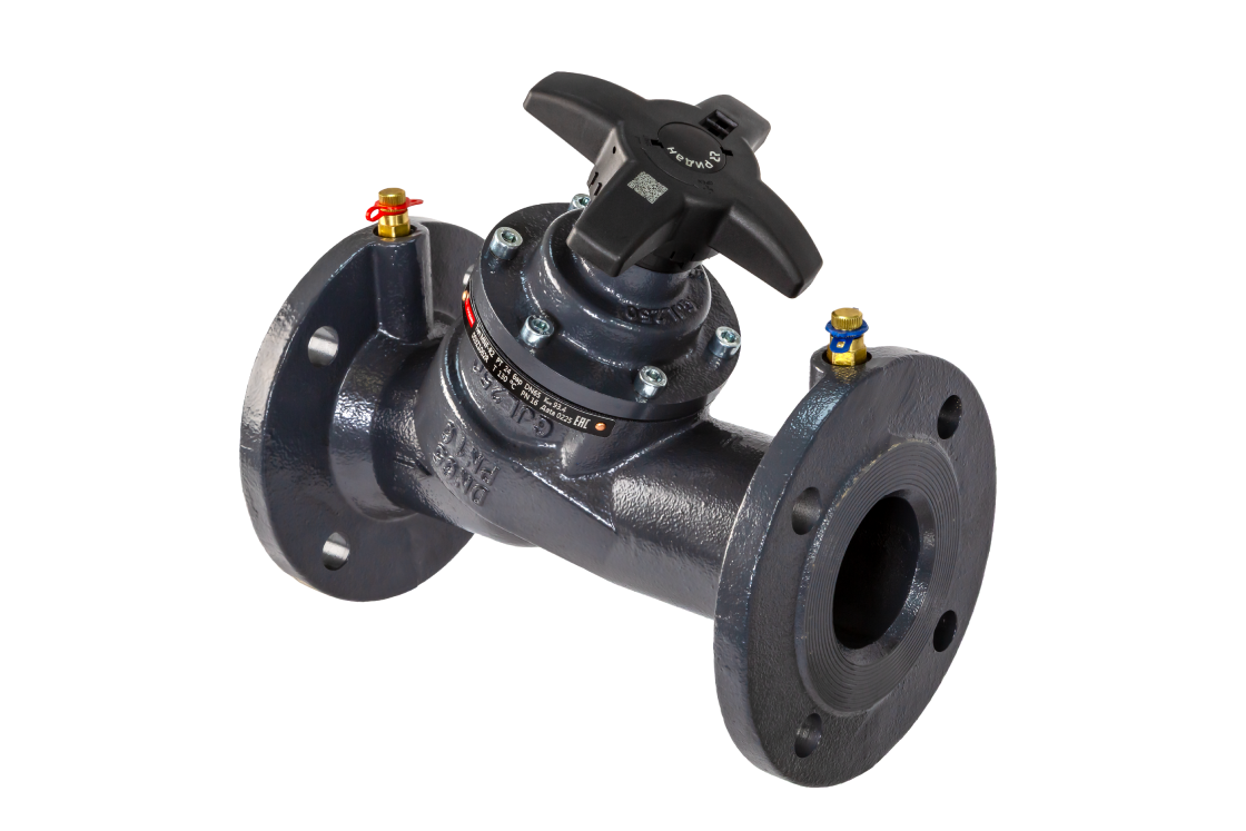 Ридан 003Z1061R — Ручной балансировочный клапан MNF-R2 DN50, фланцевый, PN16, Tmax 130 °C