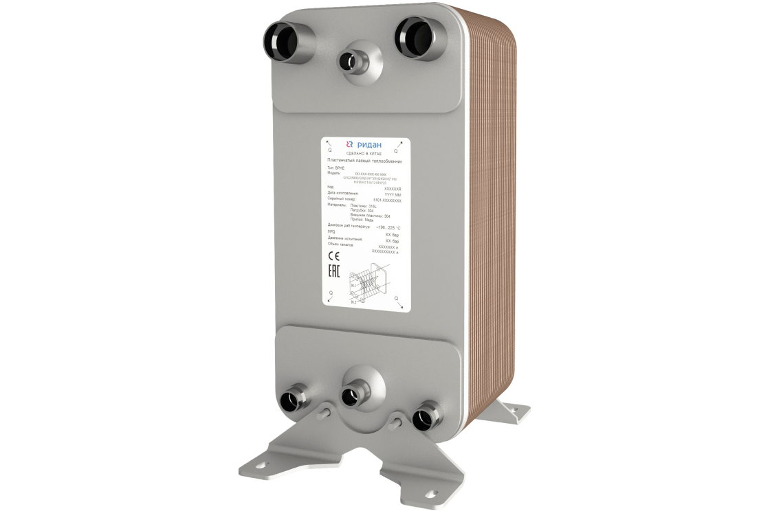 Ридан 111B0387R — Теплообменник пластинчатый паяный BPHE_RD-113W-78-3,0-HDQ
