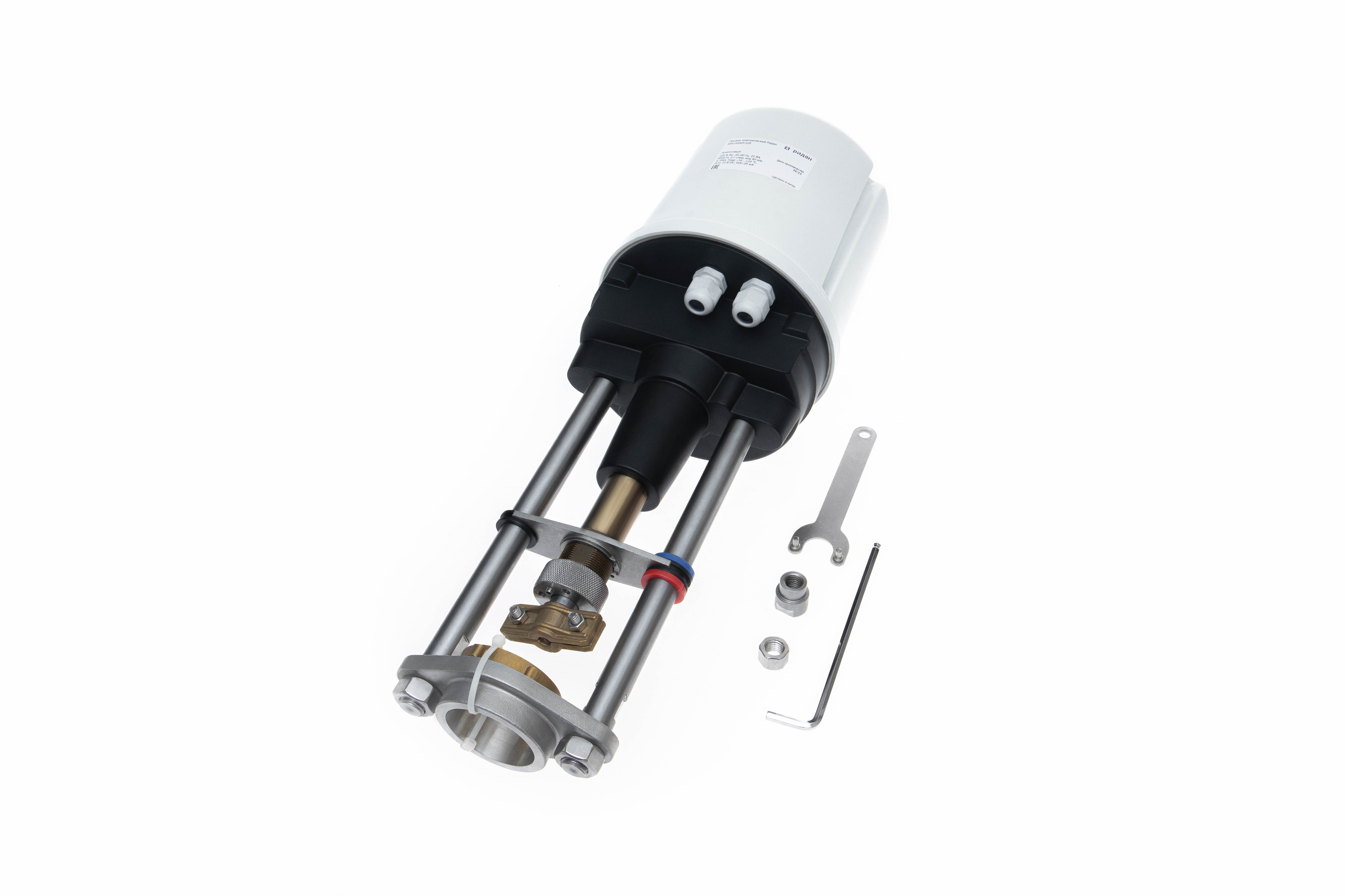 Ридан 082G3443R7 — Привод электрический с трехпозиционным управлением AMV-10KR-220, AC220V, развиваемое усилие 10KНН, время перемещения штока 2,1 с/мм